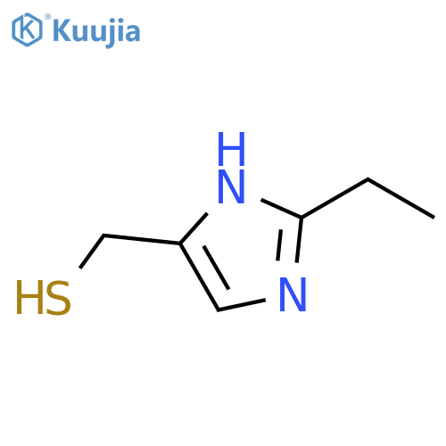 (2-ethyl-1H-imidazol-5-yl)methanethiol structure