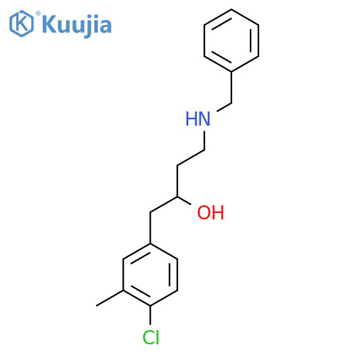 4-(benzylamino)-1-(4-chloro-3-methylphenyl)butan-2-ol structure