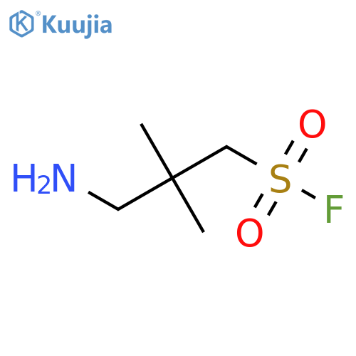 3-amino-2,2-dimethylpropane-1-sulfonyl fluoride structure