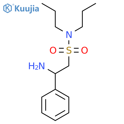 2-amino-2-phenyl-N,N-dipropylethane-1-sulfonamide structure