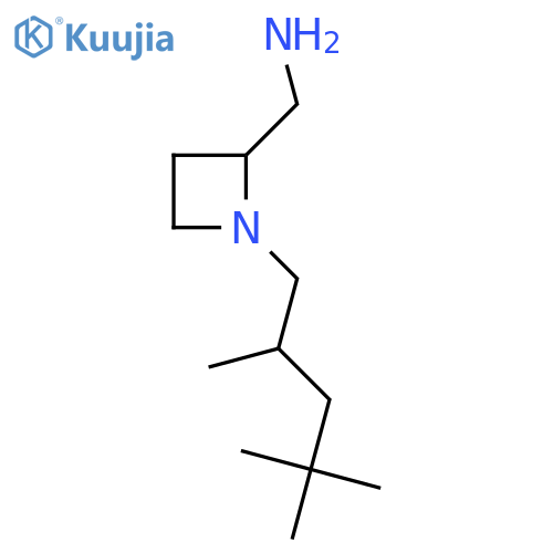 1-(2,4,4-trimethylpentyl)azetidin-2-ylmethanamine structure