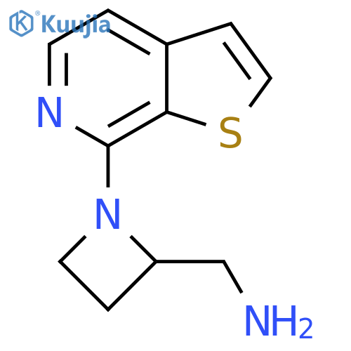 (1-{thieno2,3-cpyridin-7-yl}azetidin-2-yl)methanamine structure