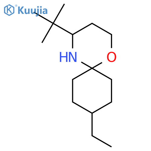 4-tert-butyl-9-ethyl-1-oxa-5-azaspiro5.5undecane structure