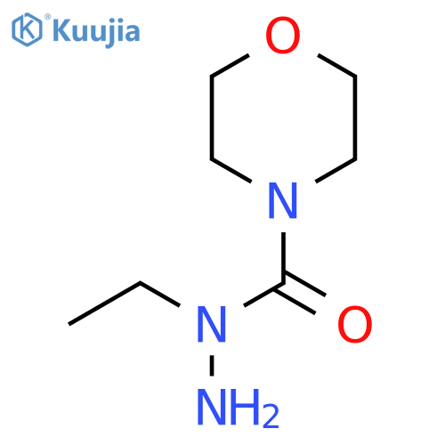 N-ethylmorpholine-4-carbohydrazide structure