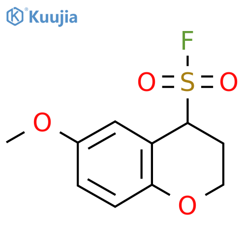6-methoxy-3,4-dihydro-2H-1-benzopyran-4-sulfonyl fluoride structure