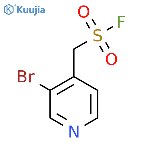 (3-bromopyridin-4-yl)methanesulfonyl fluoride structure
