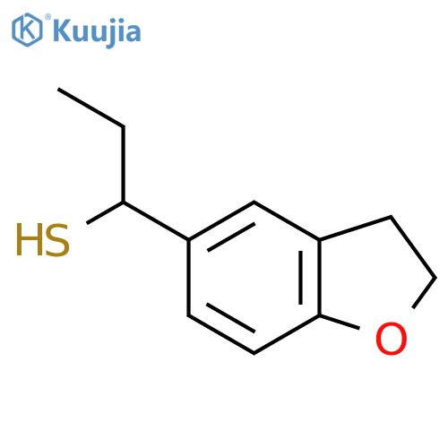 1-(2,3-Dihydro-1-benzofuran-5-yl)propane-1-thiol structure