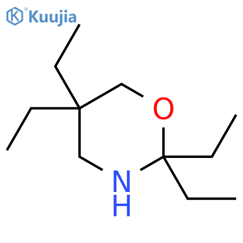 2,2,5,5-tetraethyl-1,3-oxazinane structure