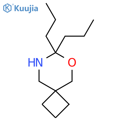 7,7-dipropyl-6-oxa-8-azaspiro3.5nonane structure