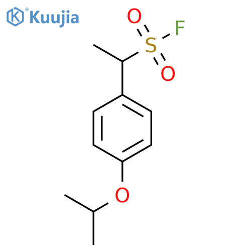 1-4-(propan-2-yloxy)phenylethane-1-sulfonyl fluoride structure