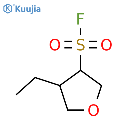 4-ethyloxolane-3-sulfonyl fluoride structure