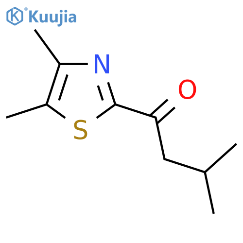 1-(dimethyl-1,3-thiazol-2-yl)-3-methylbutan-1-one structure