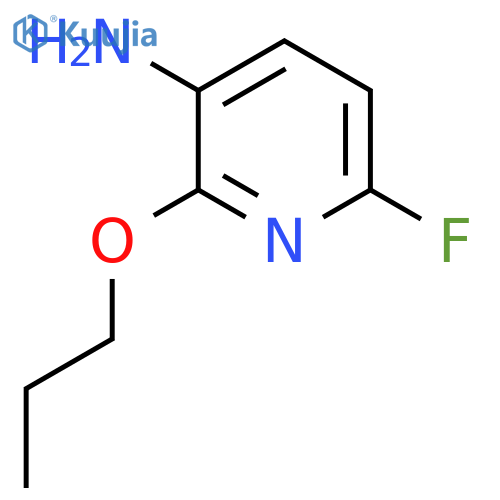 6-fluoro-2-propoxypyridin-3-amine structure