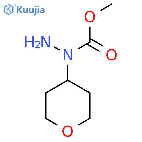 N-(oxan-4-yl)methoxycarbohydrazide structure