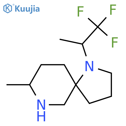 8-methyl-1-(1,1,1-trifluoropropan-2-yl)-1,7-diazaspiro4.5decane structure