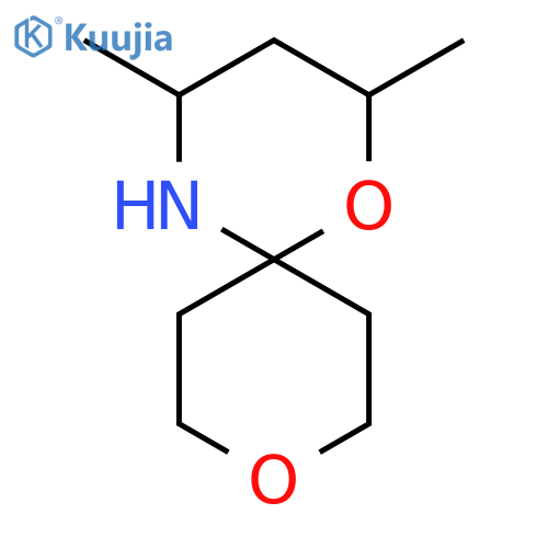 2,4-dimethyl-1,9-dioxa-5-azaspiro5.5undecane structure