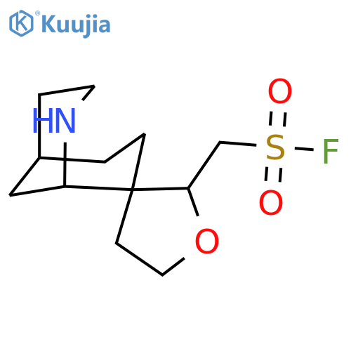 {8-azaspirobicyclo3.3.1nonane-2,3'-oxolane-2'-yl}methanesulfonyl fluoride structure