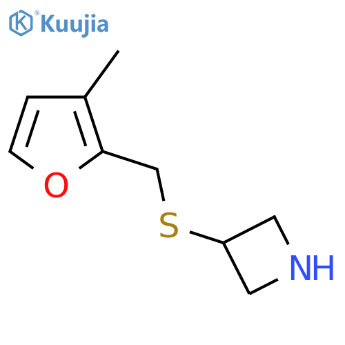 3-{(3-methylfuran-2-yl)methylsulfanyl}azetidine structure