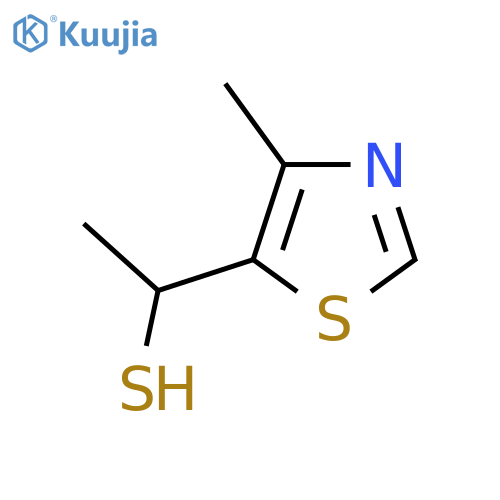 1-(4-methyl-1,3-thiazol-5-yl)ethane-1-thiol structure