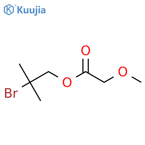 2-bromo-2-methylpropyl 2-methoxyacetate structure