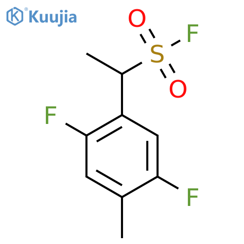 1-(2,5-difluoro-4-methylphenyl)ethane-1-sulfonyl fluoride structure