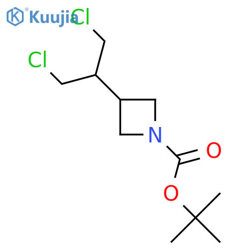 tert-butyl 3-(1,3-dichloropropan-2-yl)azetidine-1-carboxylate structure