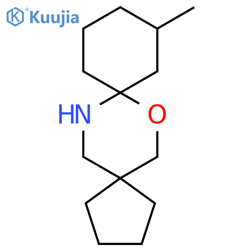 10-methyl-7-oxa-14-azadispiro4.2.5^{8}.2^{5}pentadecane structure