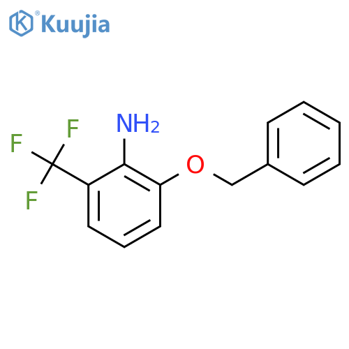 2-(benzyloxy)-6-(trifluoromethyl)aniline structure