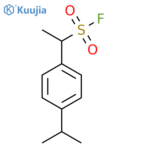 1-4-(propan-2-yl)phenylethane-1-sulfonyl fluoride structure