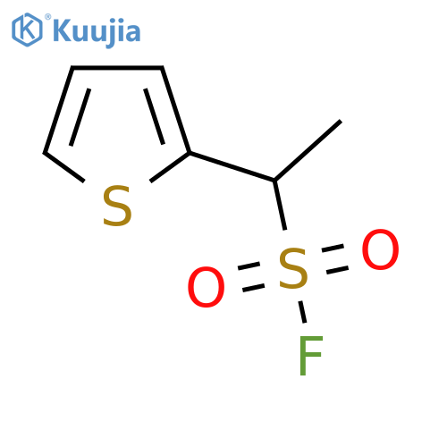 1-(thiophen-2-yl)ethane-1-sulfonyl fluoride structure