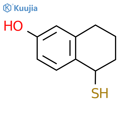 5-sulfanyl-5,6,7,8-tetrahydronaphthalen-2-ol structure