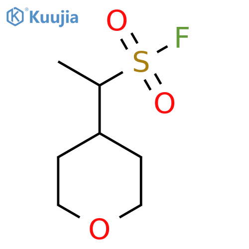 1-(oxan-4-yl)ethane-1-sulfonyl fluoride structure
