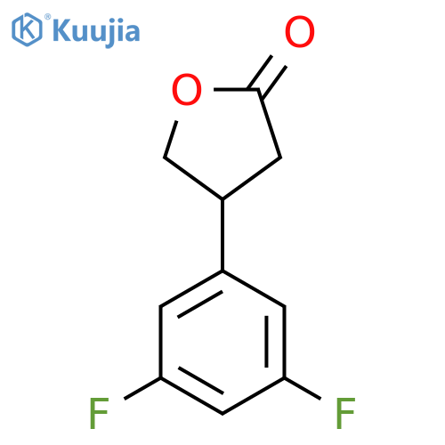 4-(3,5-difluorophenyl)oxolan-2-one structure