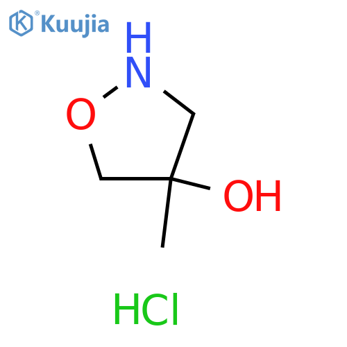 4-methyl-1,2-oxazolidin-4-ol hydrochloride structure