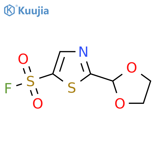 2-(1,3-Dioxolan-2-yl)-1,3-thiazole-5-sulfonyl fluoride structure