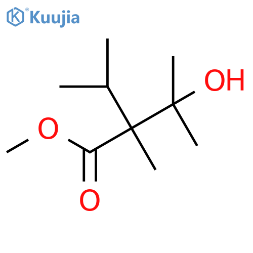 methyl 3-hydroxy-2,3-dimethyl-2-(propan-2-yl)butanoate structure