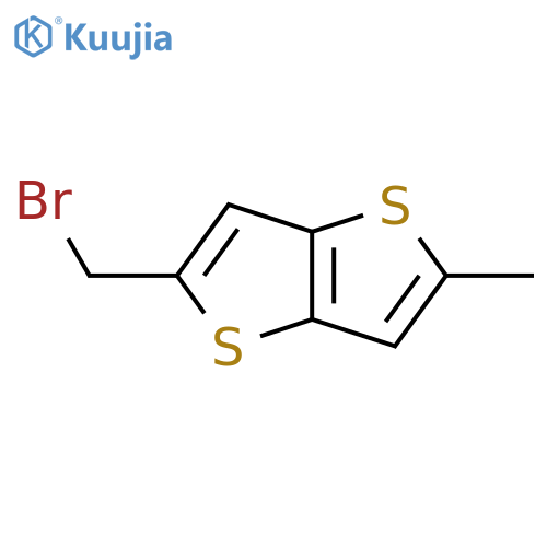 2-(bromomethyl)-5-methylthieno3,2-bthiophene structure