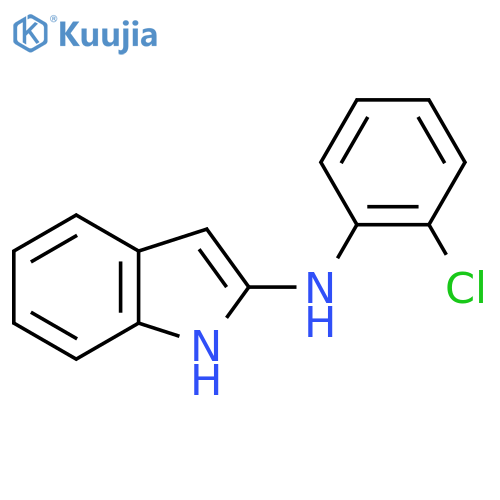 N-(2-chlorophenyl)-1H-indol-2-amine structure