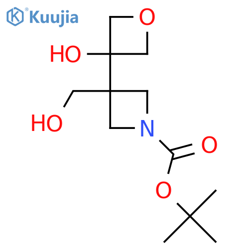 tert-butyl 3-(hydroxymethyl)-3-(3-hydroxyoxetan-3-yl)azetidine-1-carboxylate structure