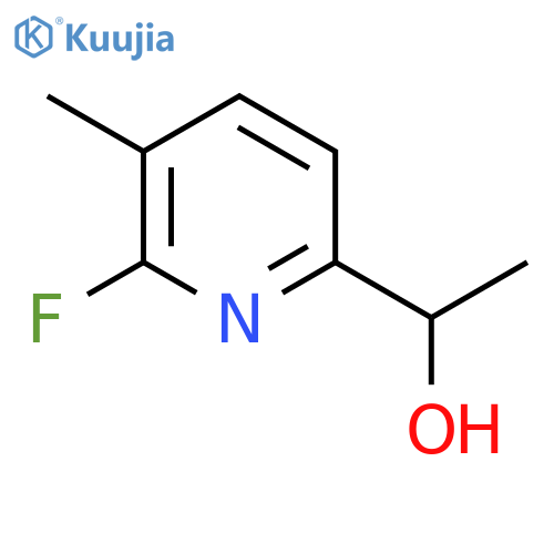 1-(6-fluoro-5-methylpyridin-2-yl)ethan-1-ol structure
