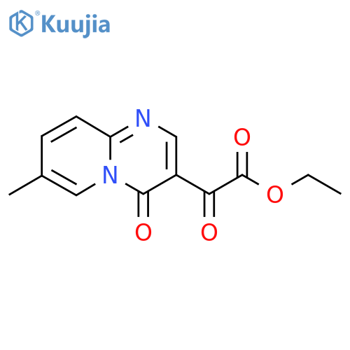 ethyl 2-{7-methyl-4-oxo-4H-pyrido1,2-apyrimidin-3-yl}-2-oxoacetate structure