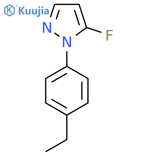 1-(4-ethylphenyl)-5-fluoro-1H-pyrazole structure