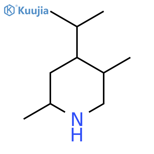 2,5-dimethyl-4-(propan-2-yl)piperidine structure