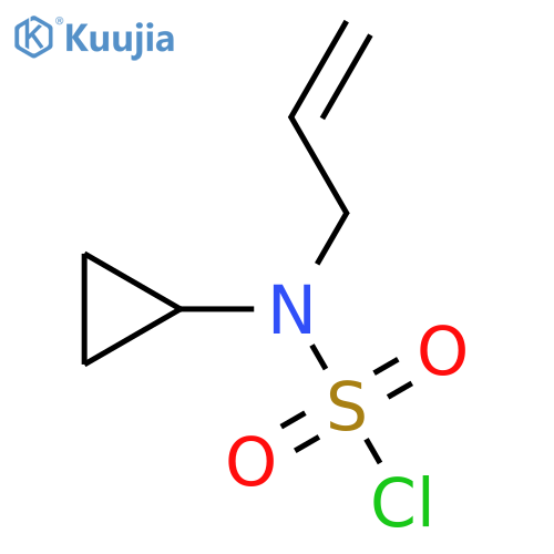 N-cyclopropyl-N-(prop-2-en-1-yl)sulfamoyl chloride structure