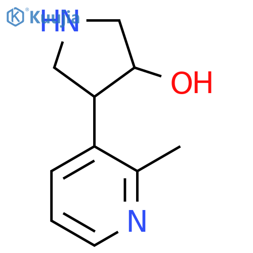 4-(2-methylpyridin-3-yl)pyrrolidin-3-ol structure