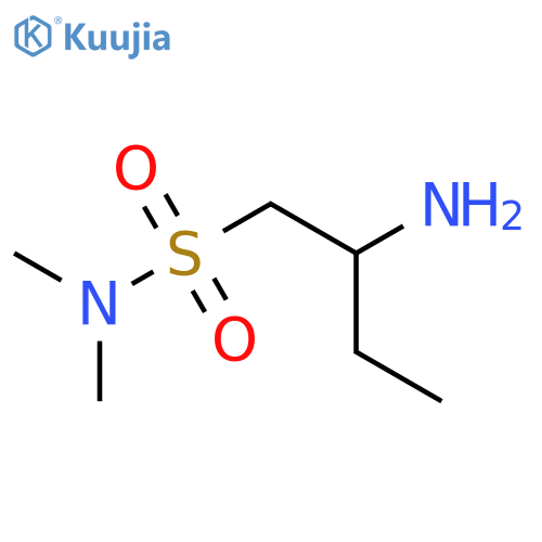 2-amino-N,N-dimethylbutane-1-sulfonamide structure