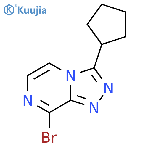 8-bromo-3-cyclopentyl-1,2,4triazolo4,3-apyrazine structure
