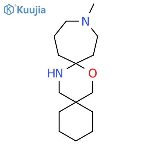 12-methyl-8-oxa-12,16-diazadispiro5.2.6^{9}.2^{6}heptadecane structure