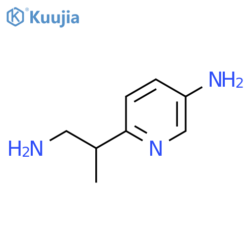 6-(1-aminopropan-2-yl)pyridin-3-amine structure