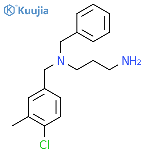 (3-aminopropyl)(benzyl)(4-chloro-3-methylphenyl)methylamine structure